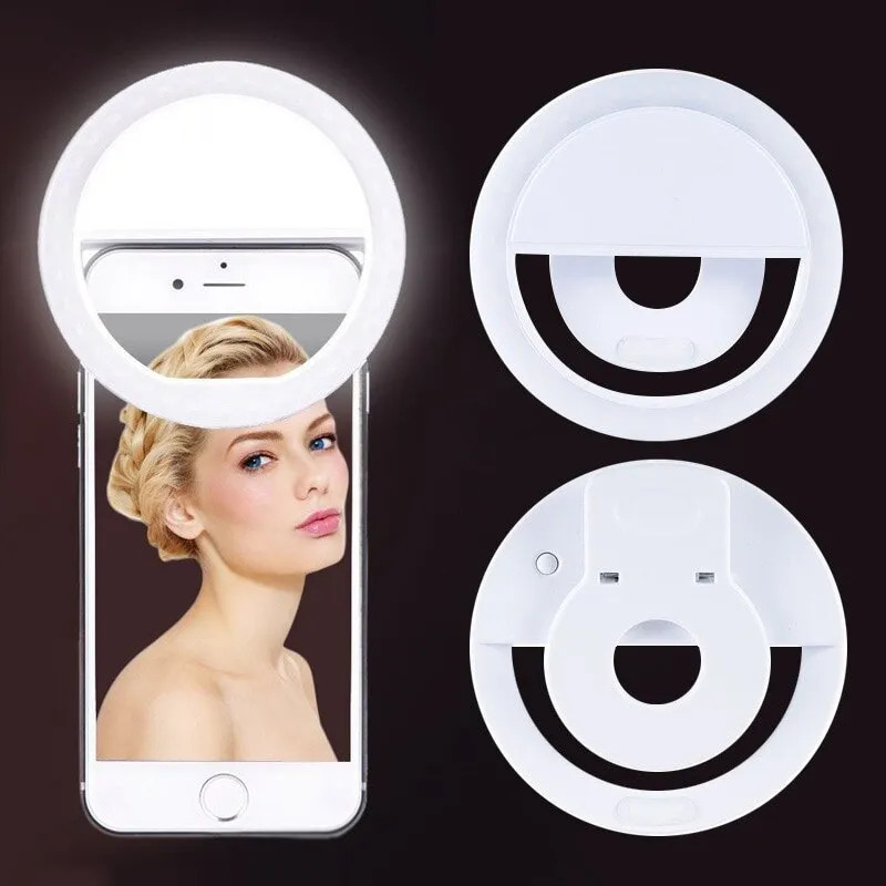 Photography Lighting Description - Usb Oplaadbare Led Selfie Ring Licht
