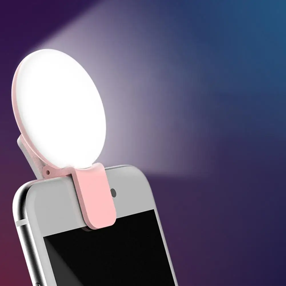 Photography Lighting Description - Mobiele telefoon LED Selfie Ringlicht Draagbaar