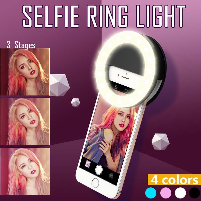Photography Lighting Description - Led Selfie Ring Licht 3 Niveau