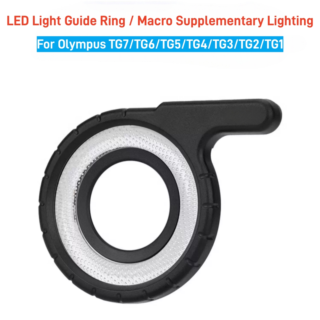 Photography Lighting Guides - LED-lichtgeleiderring macro-diffusor aanvullend licht voor Olympus