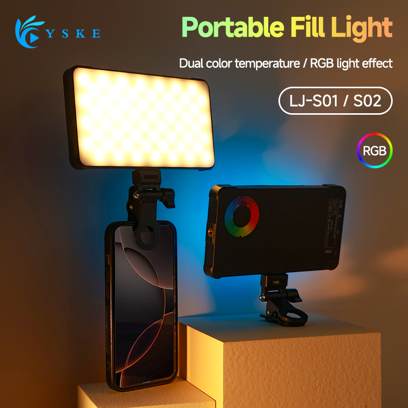 Photography Lighting Description - RGB LED-videolamp Vul rechte zak Fotografie