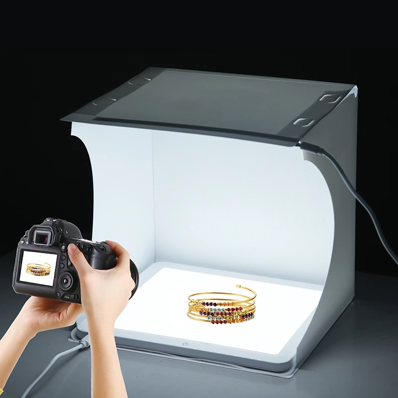 Photography Lighting Handheld - 20cm Draagbare Fotobox Fotografie Opvouwbare LED