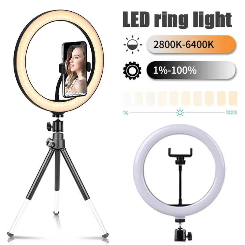 Photography Lighting Description - 10 inch Selfie Ring Light Fotografie