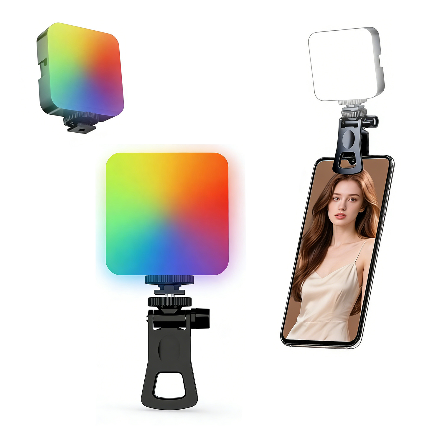 Photography Lighting Game - RGB-zaklamp Buitenfotografie Invullicht Live streaming Fotocamera