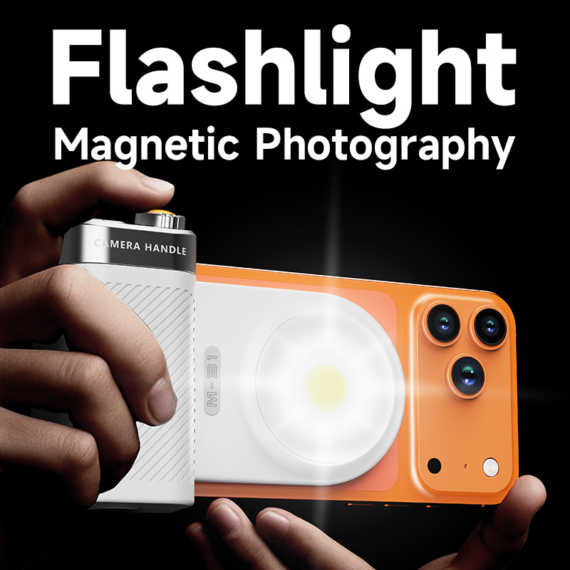 Photography Lighting Brands - Magnetische flitslamp voor mobiele telefoons, met