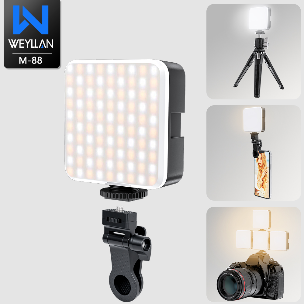 WEYLLAN M-88 2000 mAh LED-vide - Photography Lighting Brands recensie en prijs