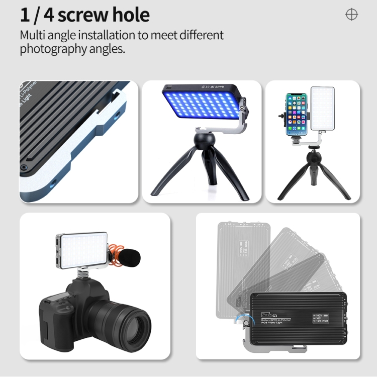 Pixel G3 Flat Panel RGB Fill L - Photography Lighting Handheld recensie en prijs