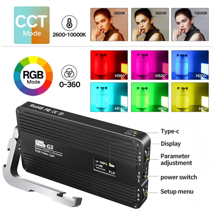 Pixel G3 Flat Panel RGB Fill L - Photography Lighting Handheld recensie en prijs