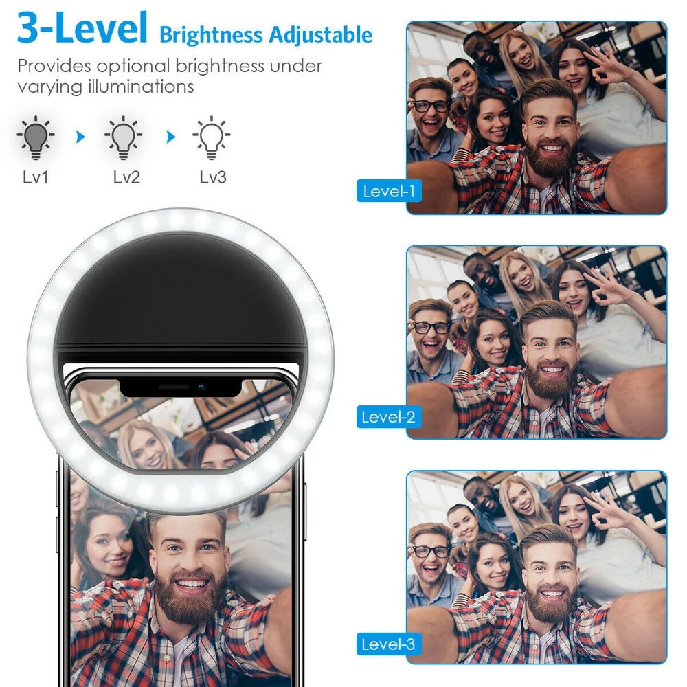 1 st USB-oplaadkabel LED Selfi - Photography Lighting Description recensie en prijs