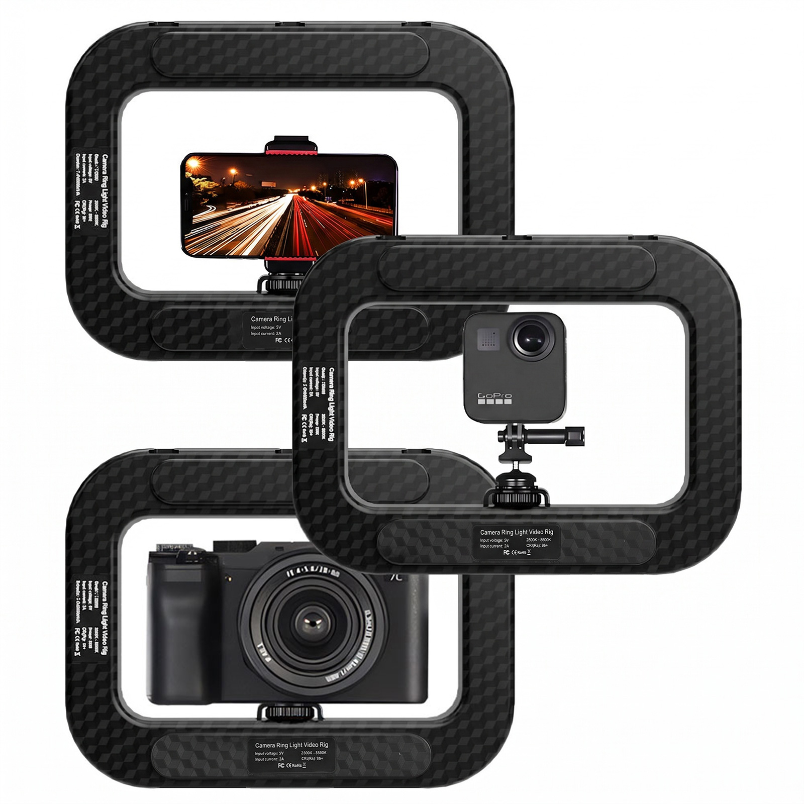 Draagbare vierkante invulverli - Photography Lighting Handheld recensie en prijs