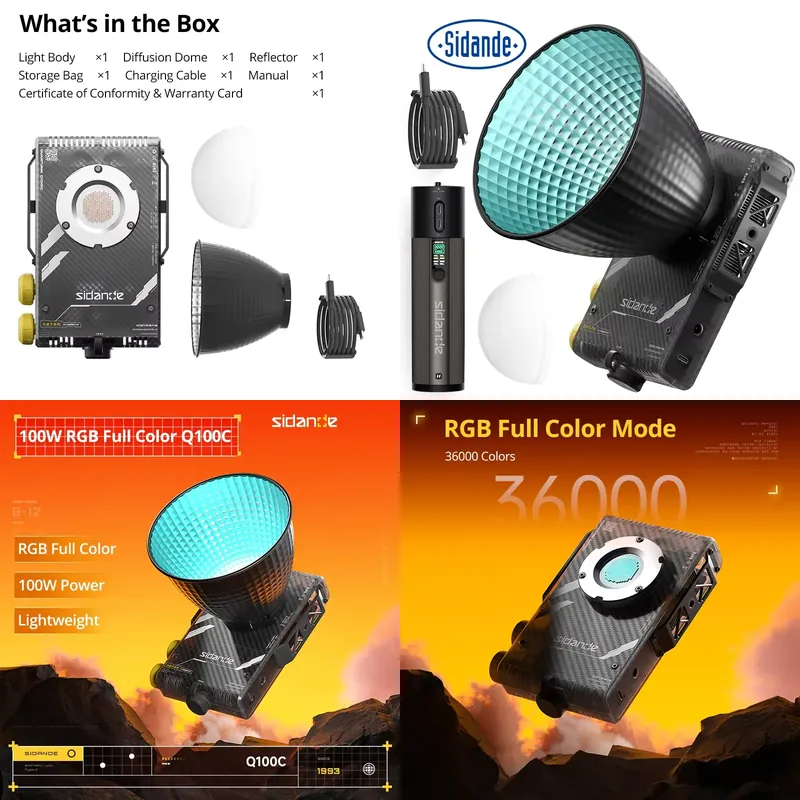 Merk Sidande Q100C Q100Lite Op - Photography Lighting Brands recensie en prijs