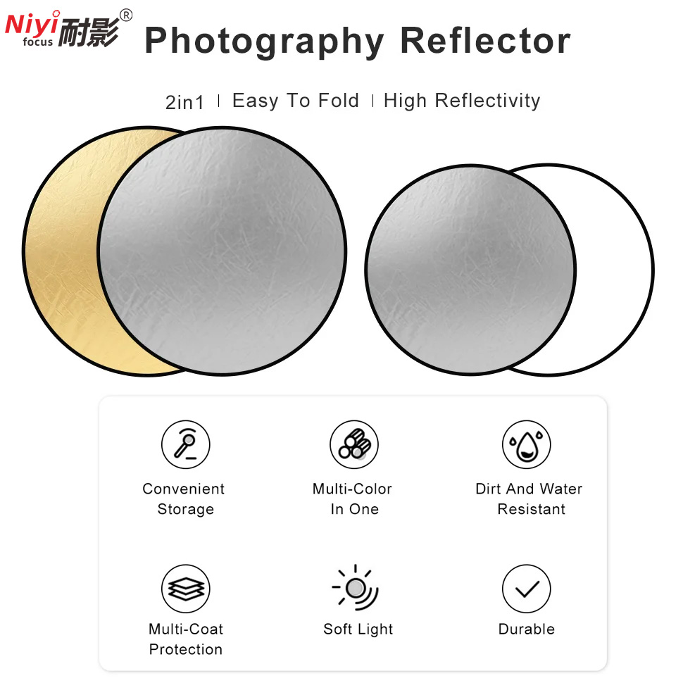 2-in-1 Ronde Draagbare Reflect - Photography Lighting Handheld recensie en prijs