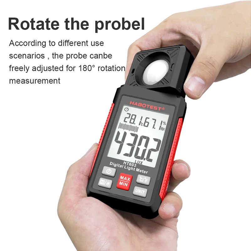 HT603 Digitale Luxmeter 0~200. - Photography Lighting Meter recensie en prijs
