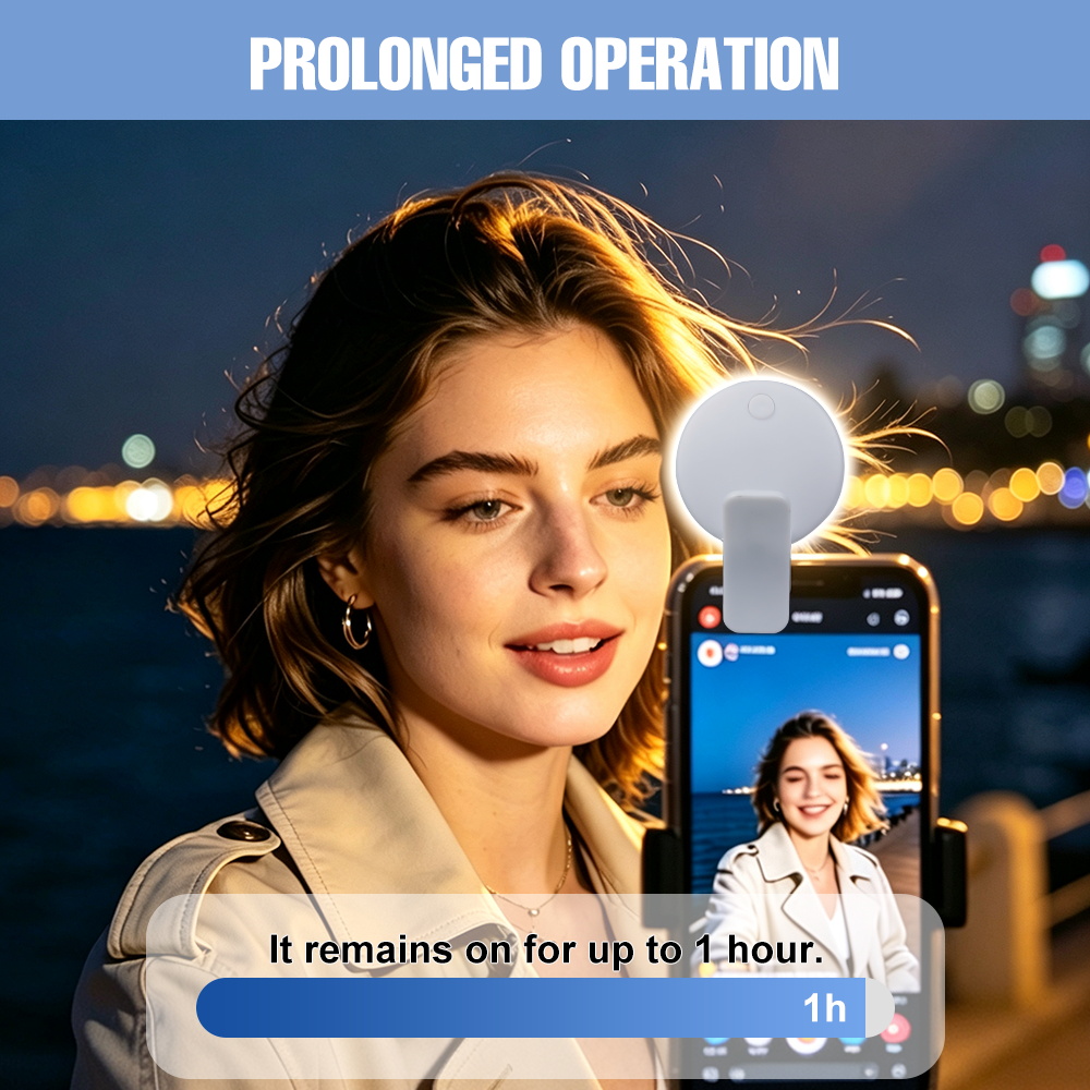 Clip LED Selfie Fill Light 3 H - Photography Lighting Description recensie en prijs