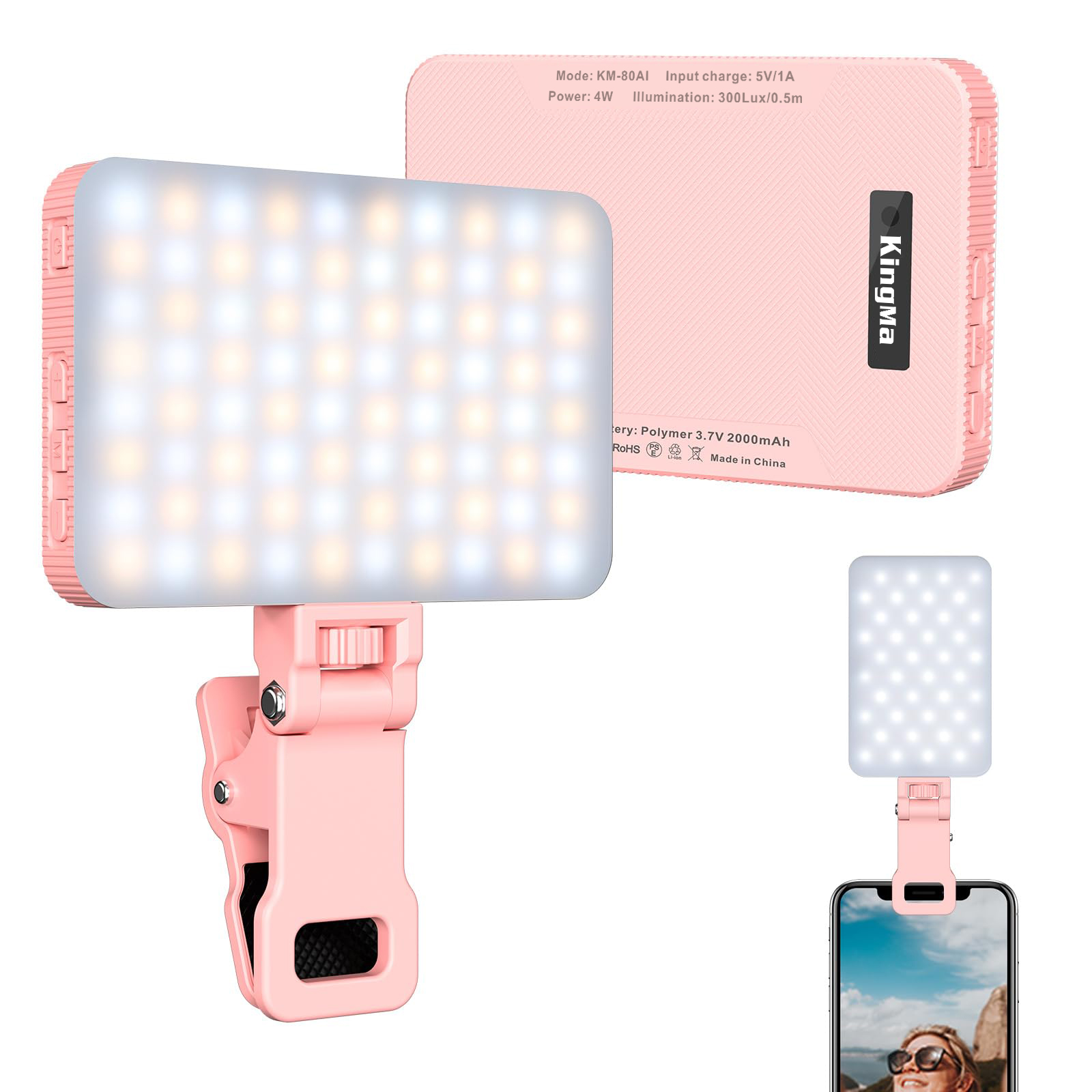 King Ma Roze Oplaadbare Selfie - Photography Lighting Handheld recensie en prijs