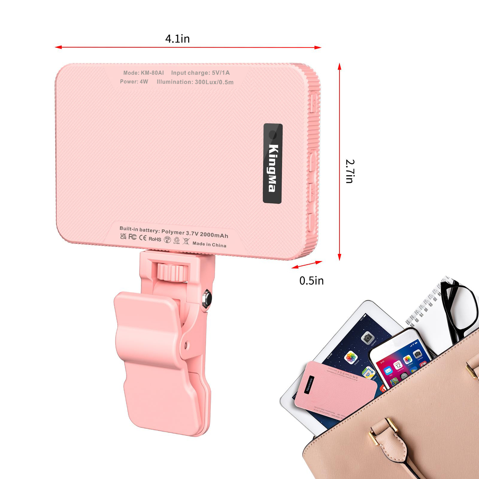 King Ma Roze Oplaadbare Selfie - Photography Lighting Handheld recensie en prijs