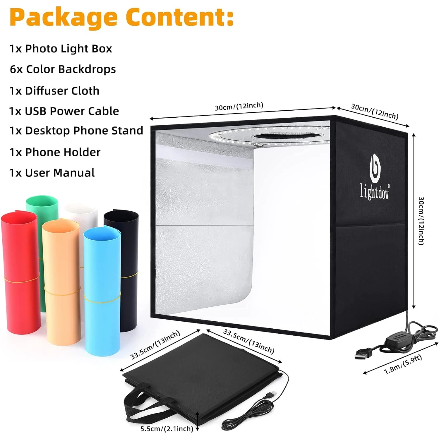 Lightdow Fotostudio Light Box  - Photography Lighting Kit Portable recensie en prijs