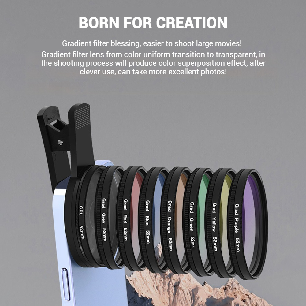 52 mm clip-on smartphone-camer - Photography Lighting For Beginners recensie en prijs