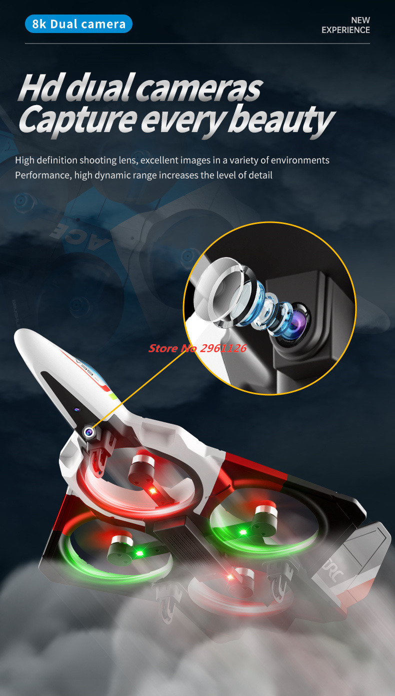 Mini Foam Drone 8K Dual Camera - Photography Lighting For Beginners recensie en prijs
