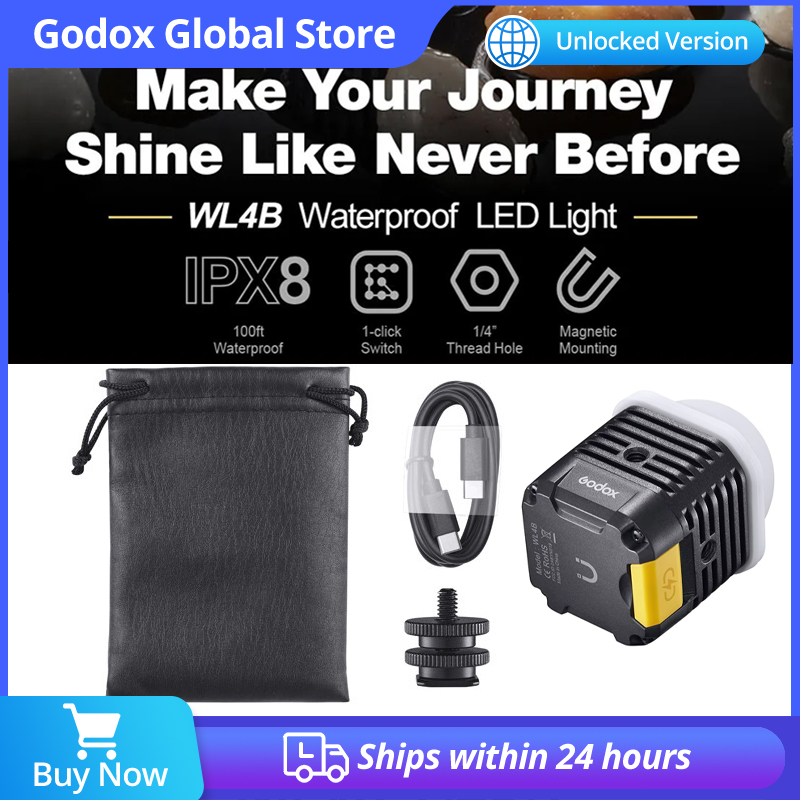 Godox WL4B 5600K waterdichte L - Photography Mobile Lighting recensie en prijs